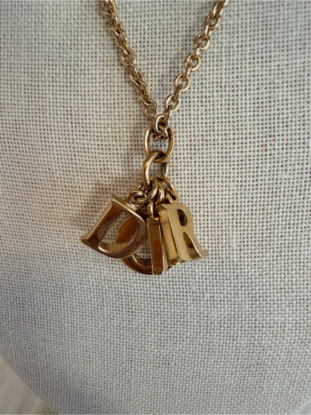 Gold Letter Charm Pendant Necklace - Women Jewelry - Picture 2 of 5